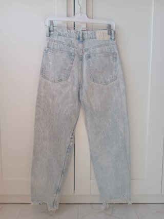 Pantalones vaqueros rotos azules, Talla S, Bershka