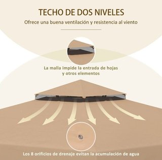 Techo para carpa 3x3