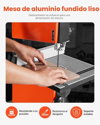 VEVOR Sierra de Cinta para Madera Altura 90mm