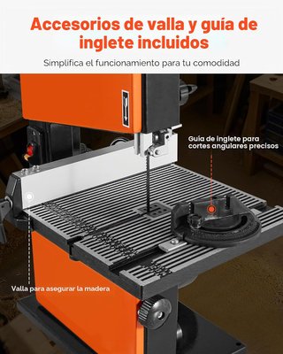 VEVOR Sierra de Cinta para Madera Altura 90mm