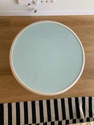 Mesa de centro blanca El Corte Inglés