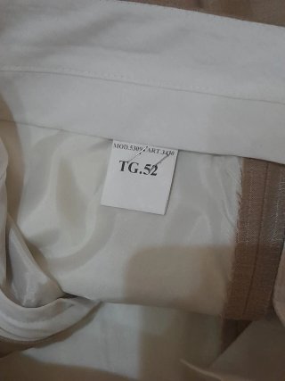 Completo uomo vintage beige