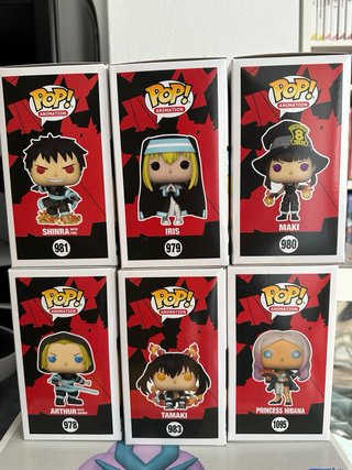 Funko Pop Fire Force 6 Figuras