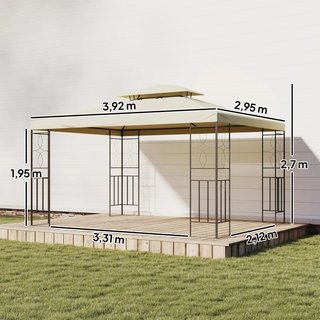 Cenador Jardín 4x3m