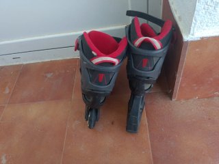 Patines Oxelo Talla Ajustable + Casco Regalo 35,38