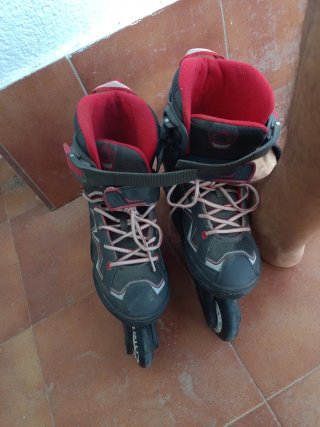 Patines Oxelo Talla Ajustable + Casco Regalo 35,38