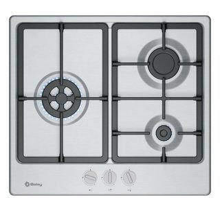 Placa de gas Balay 60 cm 3 fuegos