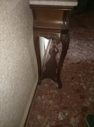 Recibidor Vintage Madera y Mármol Clásico