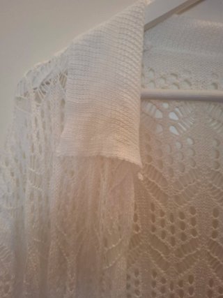 Kimono calado blanco precioso