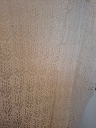 Kimono calado blanco precioso