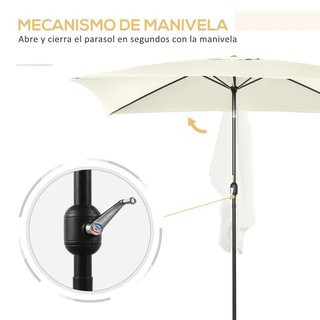 Ombrellone in alluminio