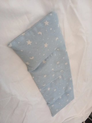 Saco semillas calor azul estrellas