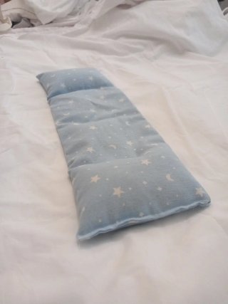 Saco semillas calor azul estrellas