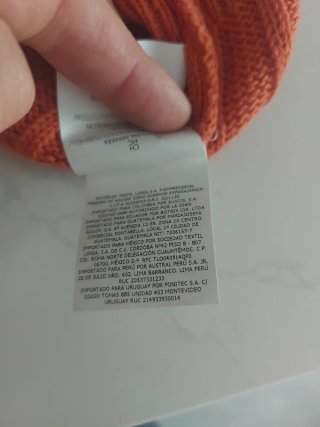 Jersey Carolina Herrera Caballero Talla XL Naranja