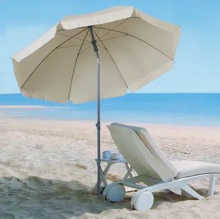 Sombrilla beige