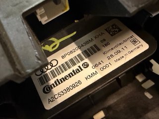Marco Doble DIN Audi A3 8P + Climatizador