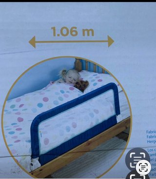 2 Barreras de Cama Infantil 1.06m cada una 15 euro