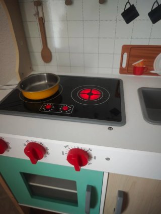 Cocina de juguete con accesorios