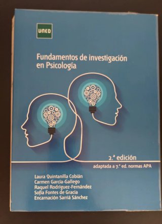 Fundamentos de Investigación en Psicología UNED