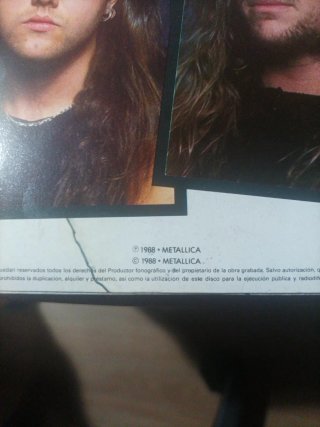 Vinilo Metallica ...And Justice For All 1ª Ed 1988