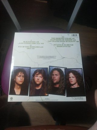 Vinilo Metallica ...And Justice For All 1ª Ed 1988