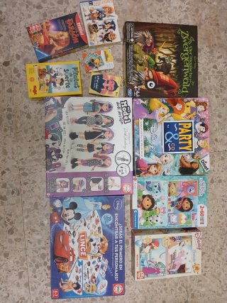 Lote de juegos de mesa infantiles