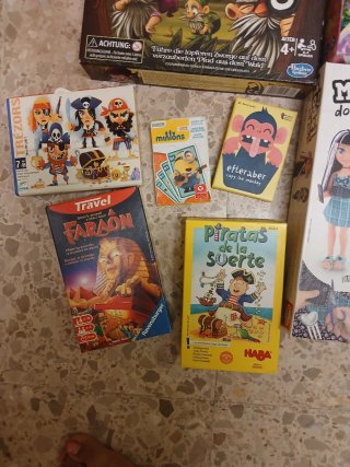Lote de juegos de mesa infantiles