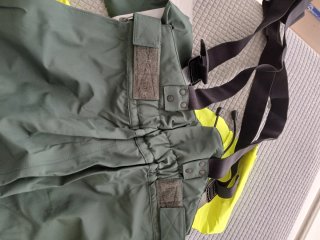 Traje agua Chaqueta pantalón peto capucha cuello