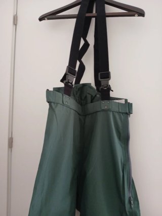 Traje agua Chaqueta pantalón peto capucha cuello