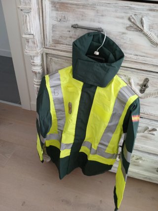 Traje agua Chaqueta pantalón peto capucha cuello