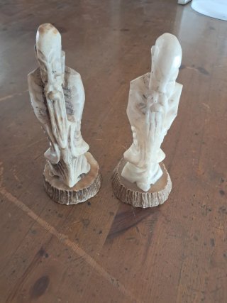 Figuras Chinas Alabastro Sabios (2)