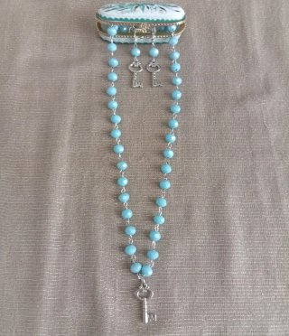 Parure Chiave Portafortuna Fatta A Mano