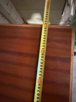 Mesa escritorio vintage madera y metal