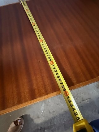 Mesa escritorio vintage madera y metal