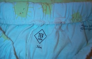 2 shorts niña talla 36m ( tex)