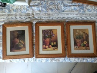 Juego de 3 cuadros decorativos