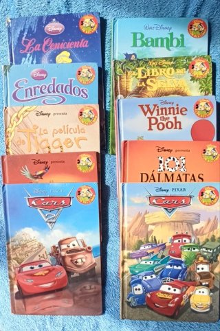 Lote de 10 libros Disney infantil peliculas