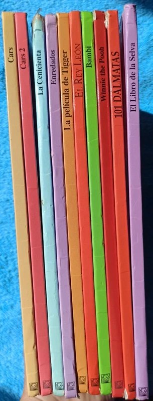 Lote de 10 libros Disney infantil peliculas