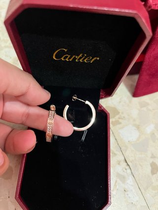 Argollas Cartier Oro y Diamantes