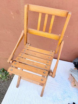 Sedia pieghevole Fratelli Reguitti brevetto