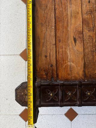 Mesa de centro madera rústica