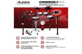 Batería Electrónica Alesis Crimson II