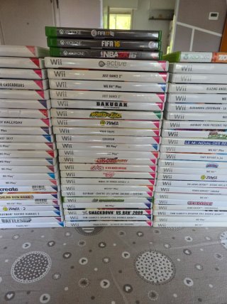 Lotto 67 Giochi Wii + 4 Giochi Xbox