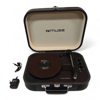 TOCADISCOS MUSE MT 201 VINTAGE COLLECTION + KIT DE LIMPIEZA + CARGADOR
