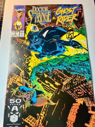 Comic USA Dr Strange/Ghost Rider Firma Roy Thomas