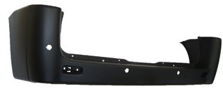 Paragolpes Trasero (Negro) Chasis Corto (Con Agujeros Para Sensores) para Citroen JUMPY 2007, Fiat SCUDO 2007 y Peugeot EXPERT 2007