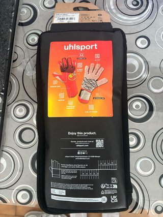 Guanti Uhlsport Pro Rossi Neri