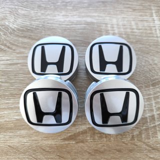 TAPABUJES HONDA 58mm GRIS MATE Y EMBLEMA NEGRO
