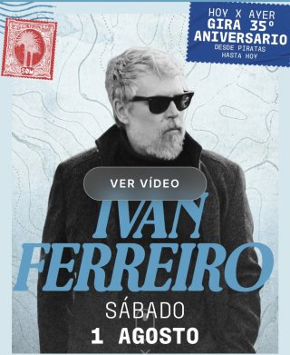 Iván Ferreiro en Castellón el 1 de agosto