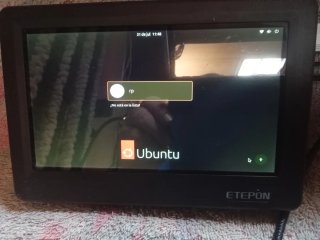 Raspberry Pi 4 con Pantalla Etepon
